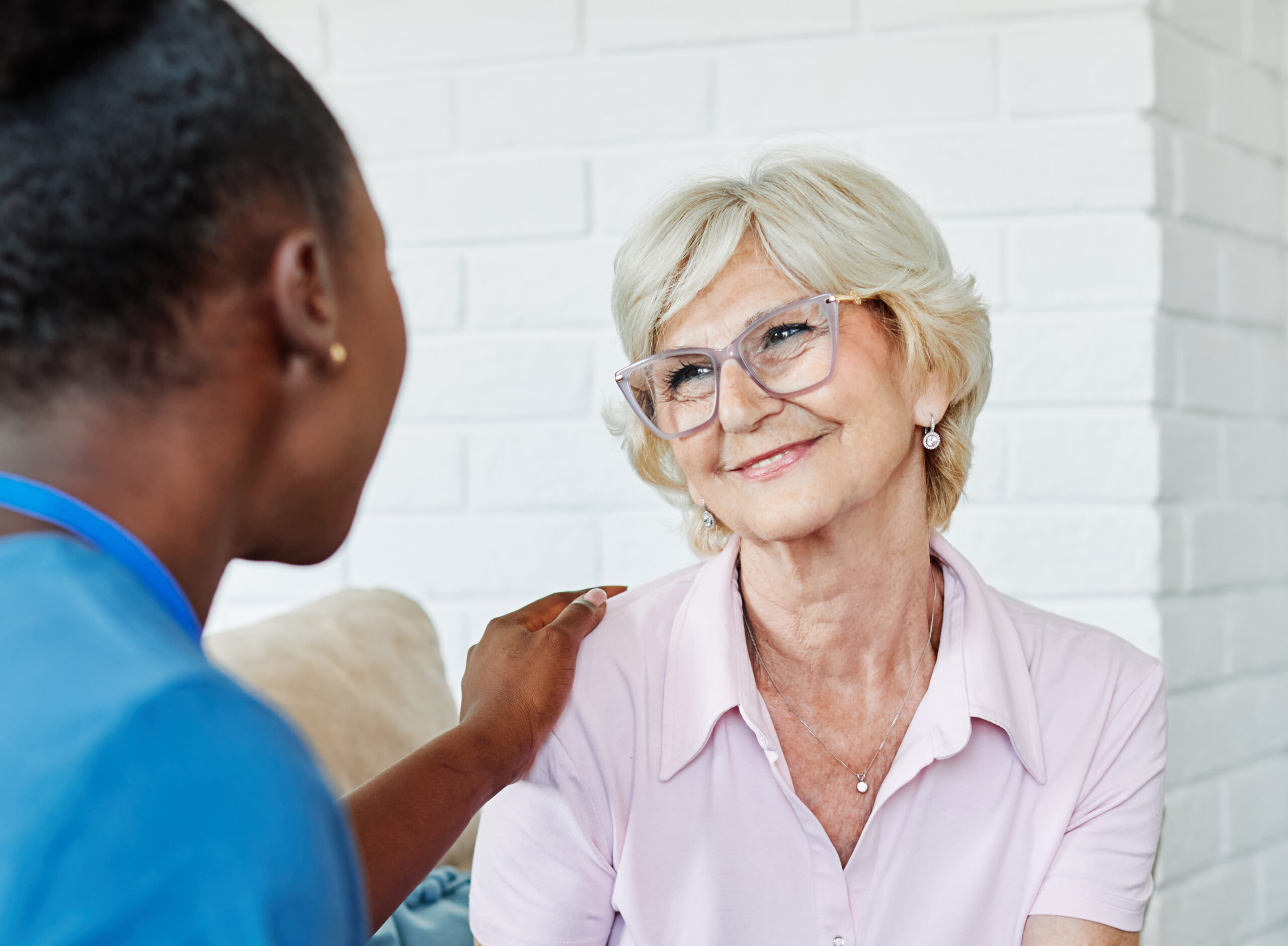 nurse doctor senior care caregiver help assistence retirement home nursing elderly woman health support portrait Trusted home caregiver agency Little Rock AR providing compassionate senior care